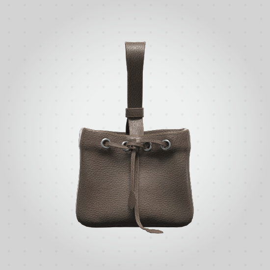 晚霞典雅束口手提包